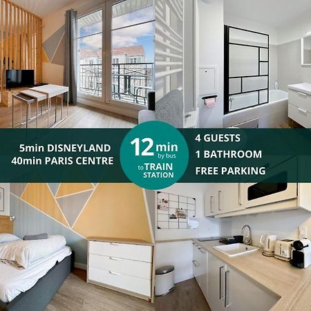 Le Delta Bailly - Appartement Pour 4 Personnes Disneyland Paris Eksteriør billede